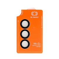 Grūdintas stiklas Tel Protect Titanium Lens 99% AR on camera for Samsung Galaxy S26 Plus black (lęšis 3 vnt.)