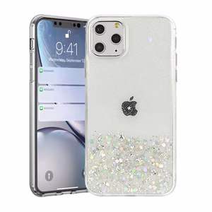 Blizgus skaidrus dėklas telefonui Xiaomi Redmi Note 13 4G permatomas