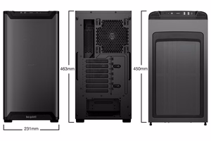 be quiet! PURE BASE 501 Airflow Window Midi Tower juodas