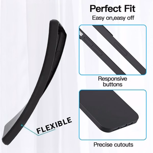 Nugarėlės dėklas MATT skirtas IPHONE 17 AIR Juodas