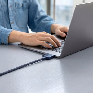 Tech-Protect MMC01 Ultraboost USB-C / USB-C MagSafe 3 140W 200cm кабель MacBook - темно-синий