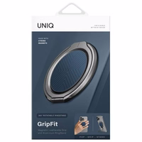 Uniq Gripfit 360 magnetinis laikiklis ir atrama - mėlynas / safyrinis mėlynas