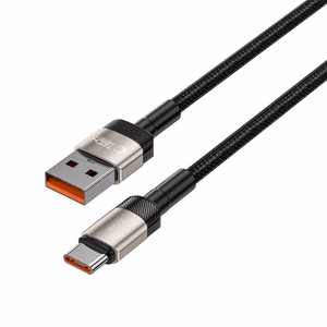 "Tech-Protect UltraBoost Evo" USB-C / USB-A kabelis 100W 5A 2 m - titano spalvos