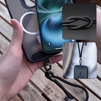 Dudao L20MAX 4in1 kabelis / dirželis USB-A / USB-C / Lightning PD QC 65W 1.5m – juodas