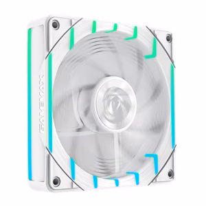 GameMax TORNADO T12 ARGB-RW – kompiuterio korpuso ventiliatorius, baltas