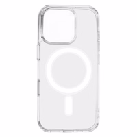 Anti Shock 1,5 mm Mag dėklas for iPhone 16 Pro 6,3" skaidrus big hole + button