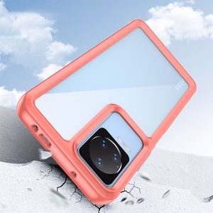 Чехол Outer Space для Xiaomi Poco F4 5G с гибкой рамкой красный