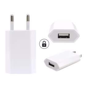 Įkroviklis Apple A1400 baltas 1000mAh (aukštos kokybės analogas)