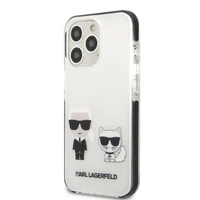Karl Lagerfeld KLHCP13XTPEKCW Dėklas telefonui iPhone 13 Pro Max 6.7" - baltas (m) Karl&Choupette