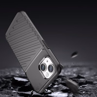 Thunder Case iPhone 14 dėklas telefonui su apsauga - juodos spalvos