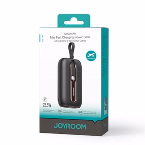 Išorinė baterija Joyroom „JR-L012“ juoda 10000mAh (22.5W)