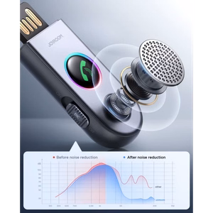 Adapteris Joyroom JR-CB6 pilkas (Įvestis: Bluetooth 5.3 / Išvestis: AUX)