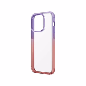 Uniq Combat Duo dėklas iPhone 14 Pro - alyvinis ir rožinis