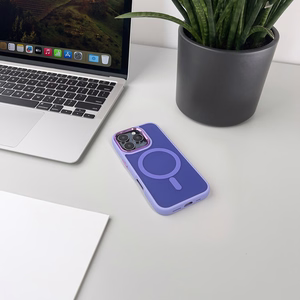Wozinsky madingas dėklas su MagSafe Samsung Galaxy S24 FE – violetinis