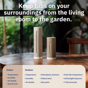 Netatmo NWS-S – išmanioji meteorologinė stotelė, smėlio spalvos