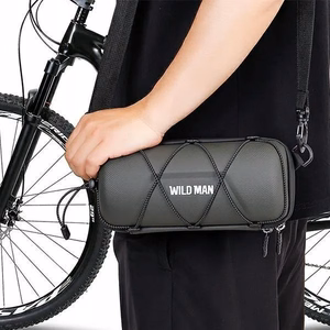WILDMAN дорожная сумка для руля велосипеда на молнии, 2L, GD7X, зеленая