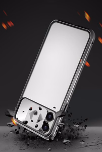 Wozinsky Magnetinis Cam Slider dėklas pilnas kūno dangtelis su įmontuotu priekiniu stiklo lęšiu apsauga Huawei P40 juodas