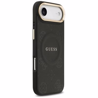 Guess Peony Hot Stamp MagSafe dėklas telefonui iPhone Air – juodas