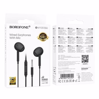 Borofone ausinės BM100 Max Fuente su mikrofonu juodos