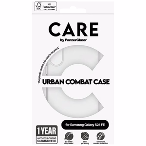 CARE by PanzerGlass Flagship Urban Combat deklas Samsung Galaxy S25 FE - skaidrus