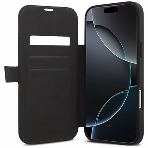 Guess Book 4G Metal Logo dėklas telefonui iPhone 17 Pro Max - rudas