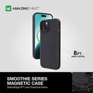 Amazing Thing Smoothie Magsafe dėklas 8FT IP156.7SMBK Iphone 15 Plus juoda