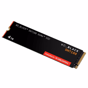 Western Digital juodas SN7100 4 TB M.2 PCI Express 4.0 NVMe 3D TLC NAND