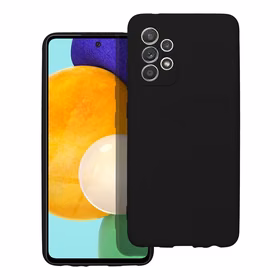 Silikoninis dėklas telefonui SAMSUNG A52 5G / A52 LTE (4G) / A52S juodas