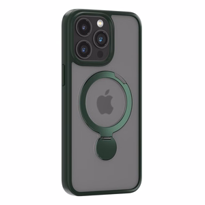 Comma dėklas Joy Shark Mag iPhone 15 Plus tamsiai žalias