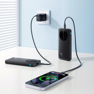 Joyroom JR-PBF12 Pro Powerbank 22.5W 10000mAh with Digital Display 2x USB-A 1x USB-C - Black