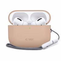 Tech-Protect silikoninis dėklas AirPods Pro 3 smėlio spalvos