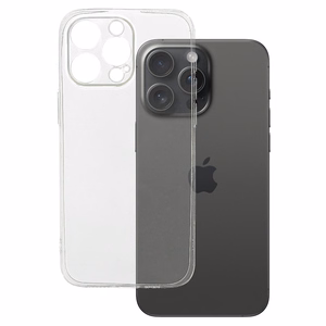 Ultra Clear 1mm dėklas telefonui Iphone 15 Pro Max skaidrus