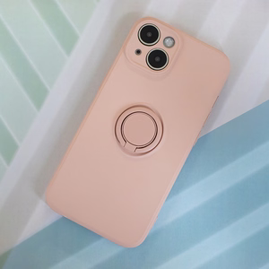 Dėklas telefonui su piršto laikikliu iPhone 12 6,1" rožinis