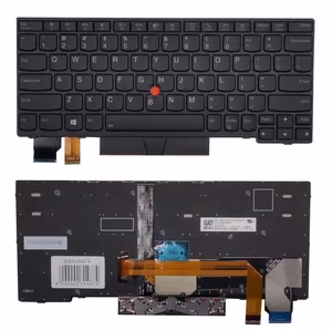 Klaviatūra LENOVO Thinkpad X13, su pašvietimu, su trackpoint, US