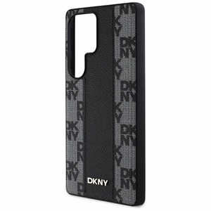 DKNY odinis languoto rašto magnetinis dėklas telefonui Samsung Galaxy S25 Ultra - juodas