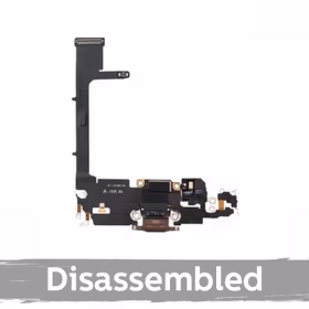 Krovimo lizdas skirtas iPhone 11 Pro Max su lanksčiąja jungtimi / Su IC / Matte Silver / (100% originalu / iš įrenginio)