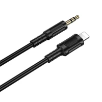Borofone Cable AUX BL25 Nice - Lightning to jack 3,5mm - 1 metre black