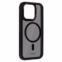 Liavec Hybrid MagSafe dėklas telefonui iPhone 15 Pro Max pilkas