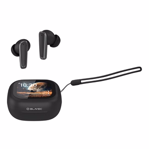 Blavec Bluetooth TWS Ausinės BW-07 Live su LCD ekranu (BW07L-B) juodos