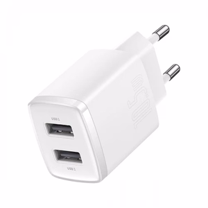 Įkroviklis Baseus Compact baltas 10.5W (2xUSB)
