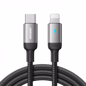 USB laidas Joyroom S-CL020A10 juodas Type-C / Lightning 120cm (iki 20W)