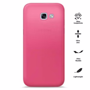 PURO 0.3 Nude dėklas, skirtas Samsung Galaxy A3 (2017), fluorescencinis rožinis