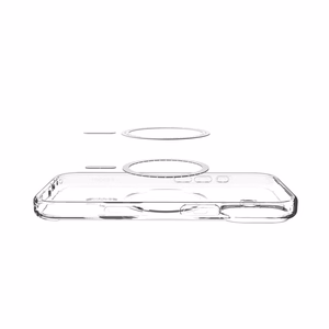 Spigen Ultra Hybrid Magnetinis dėklas telefonui iPhone 17 - Skaidrus ir baltas