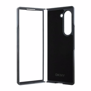 DKNY Dėklas telefonui Samsung Galaxy Z Fold6 languotas raštas - juodas