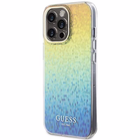 Guess IML Faceted Mirror Disco Iridescent dėklas telefonui iPhone 15 Pro Max - įvairiaspalvė