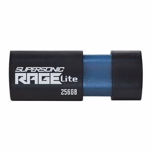 USB atmintinė PATRIOT Rage Lite 512GB 120 MB/S USB 3.2 išskleidžiama juoda (PEF512GRLB32U)