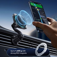 ESR OmniLock Qi2.2 Magnetic MagSafe automobilinis oro groteles laikiklis - Juodas