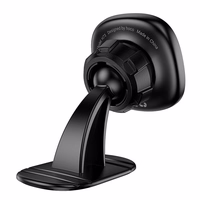 HOCO magnetinis automobilio laikiklis centrinei konsolei H73 juodas metalinis pilkas