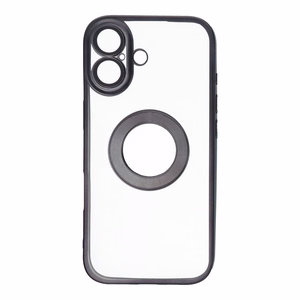 GLAM dėklas telefonui IPHONE 17 juodas