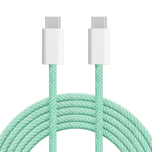 Krüger&Matz Basic USB-C–USB-C laidas, 100 W, 1 m, žalias